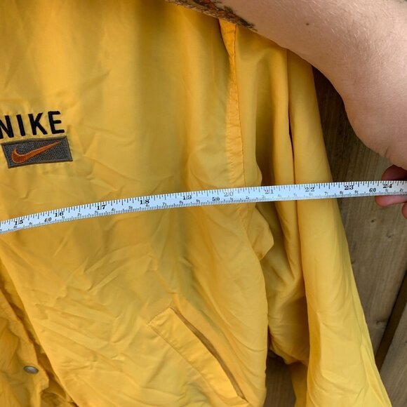 Vintage 90s Nike Jacket Yellow Large - Picture 7 of 7